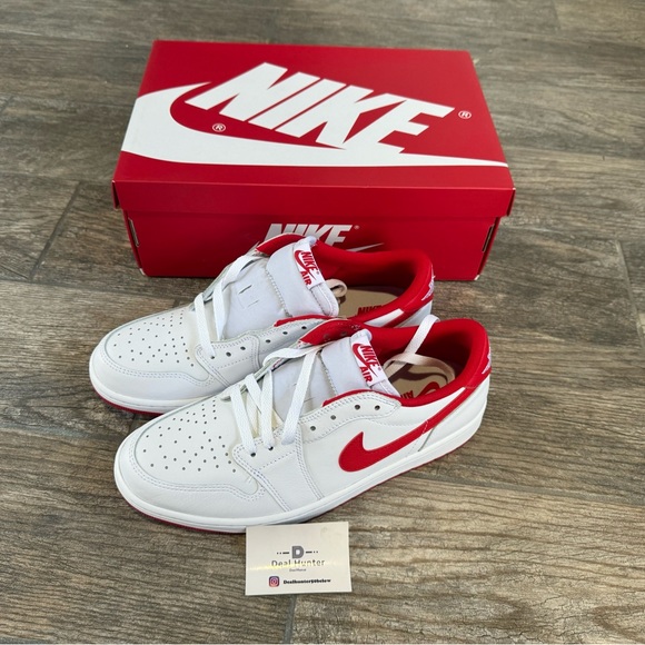 Brand New Air Jordan 1 Retro Low OG “University Red” CZ0790 161 Men’s Sneakers - Picture 4 of 10
